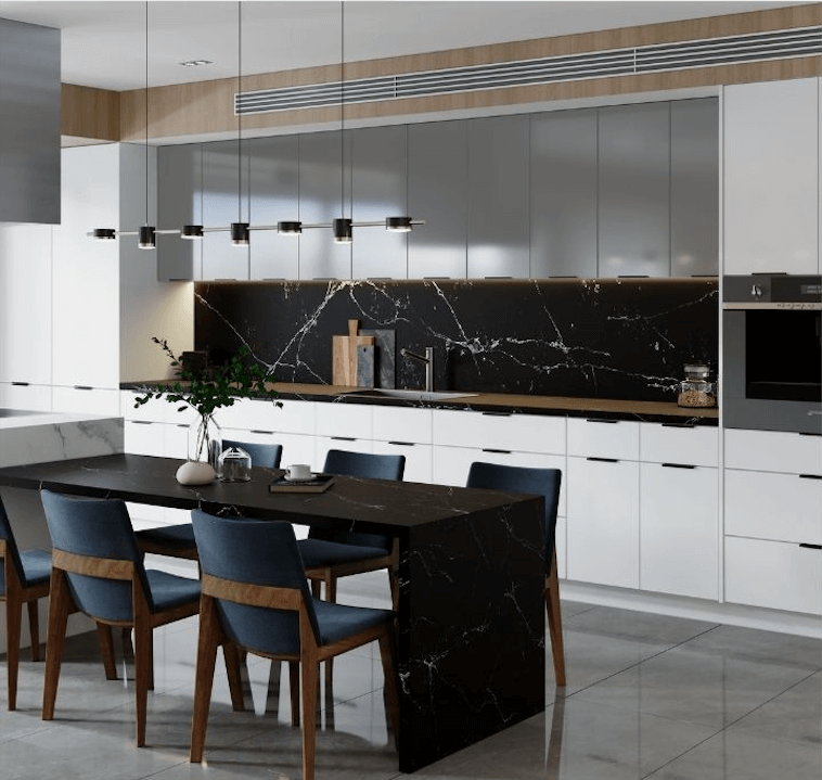 Energy-efficient kitchen remodeling solutions in the Washington DC metro area by H&C Construction.