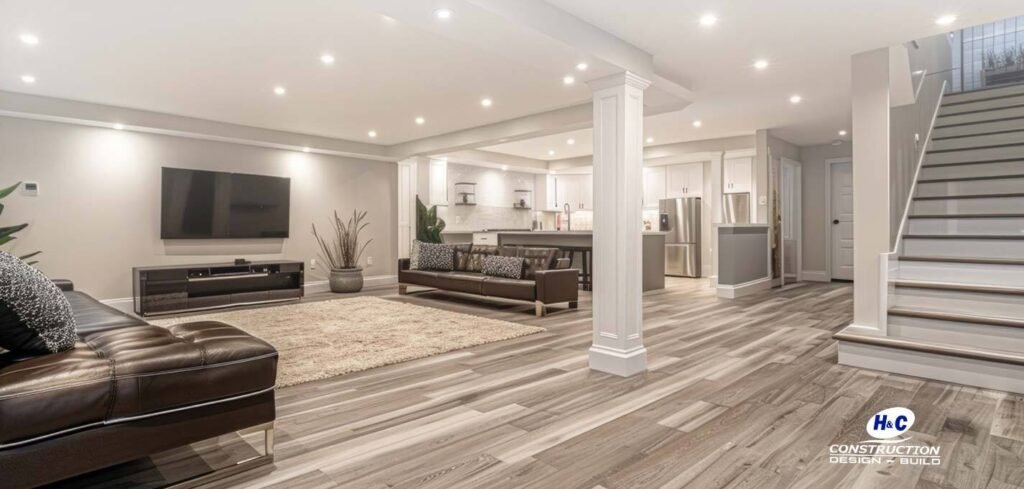 Basement remodeling H&C , Contractor near to me