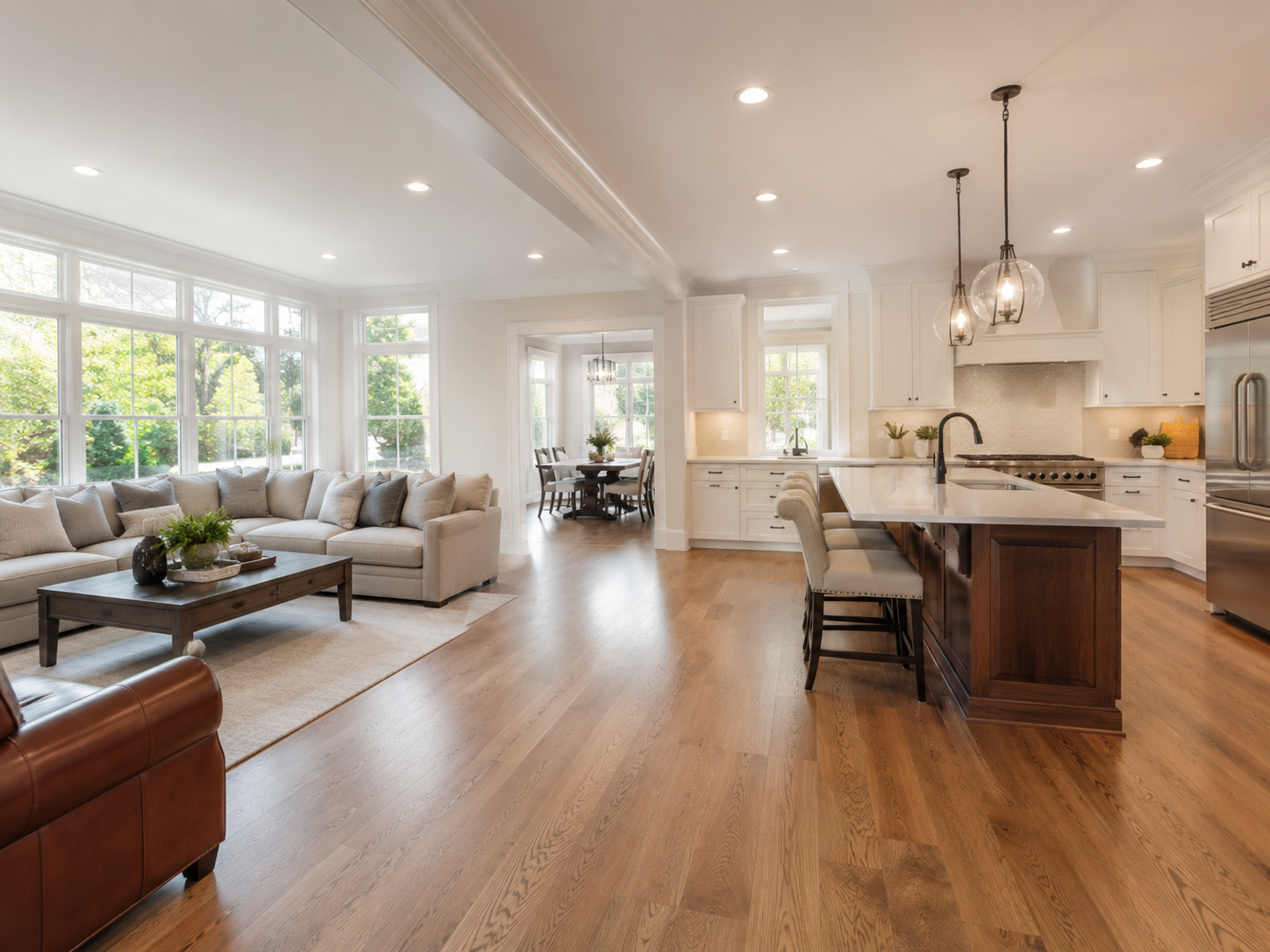 Full home remodel with open-concept living space in a Maryland home