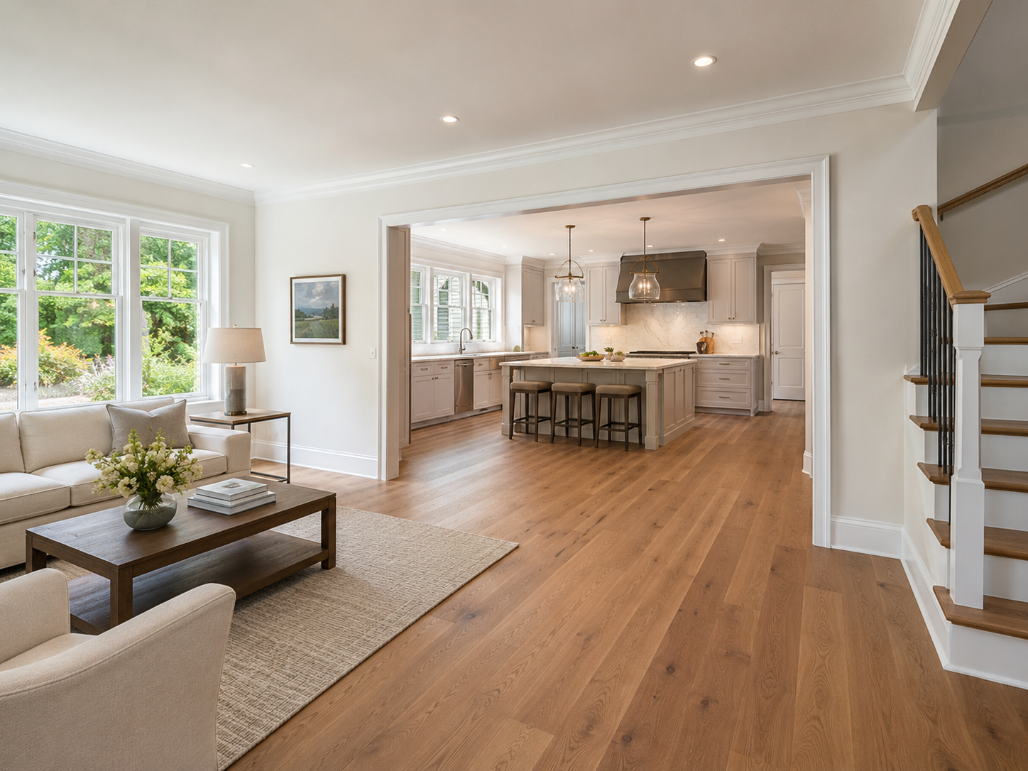 Whole-home remodel in progress inside a Maryland suburban home