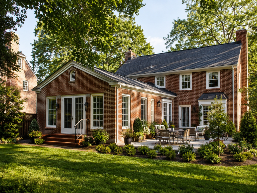 Successful home addition planning result on a Maryland suburban home