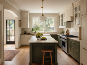 Kitchen renovation inside a Woodley Park Washington DC pre-war home