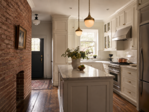Capitol Hill rowhouse renovation with kitchen remodel in Washington DC
