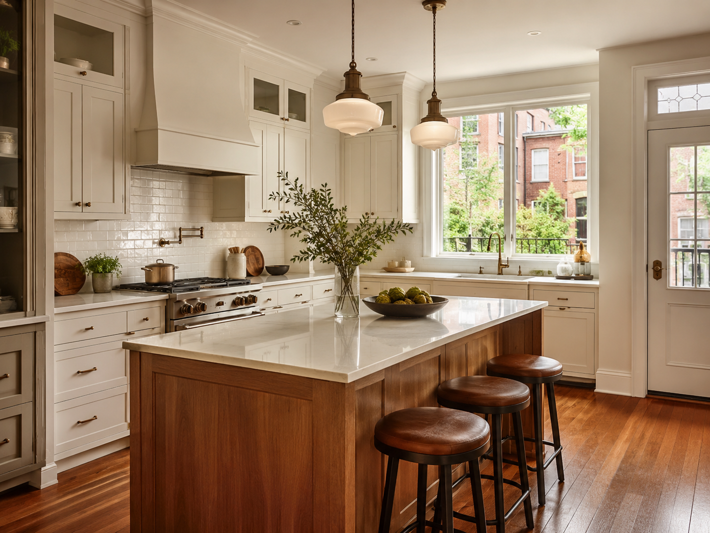 Rowhouse kitchen renovation in Petworth Washington DC