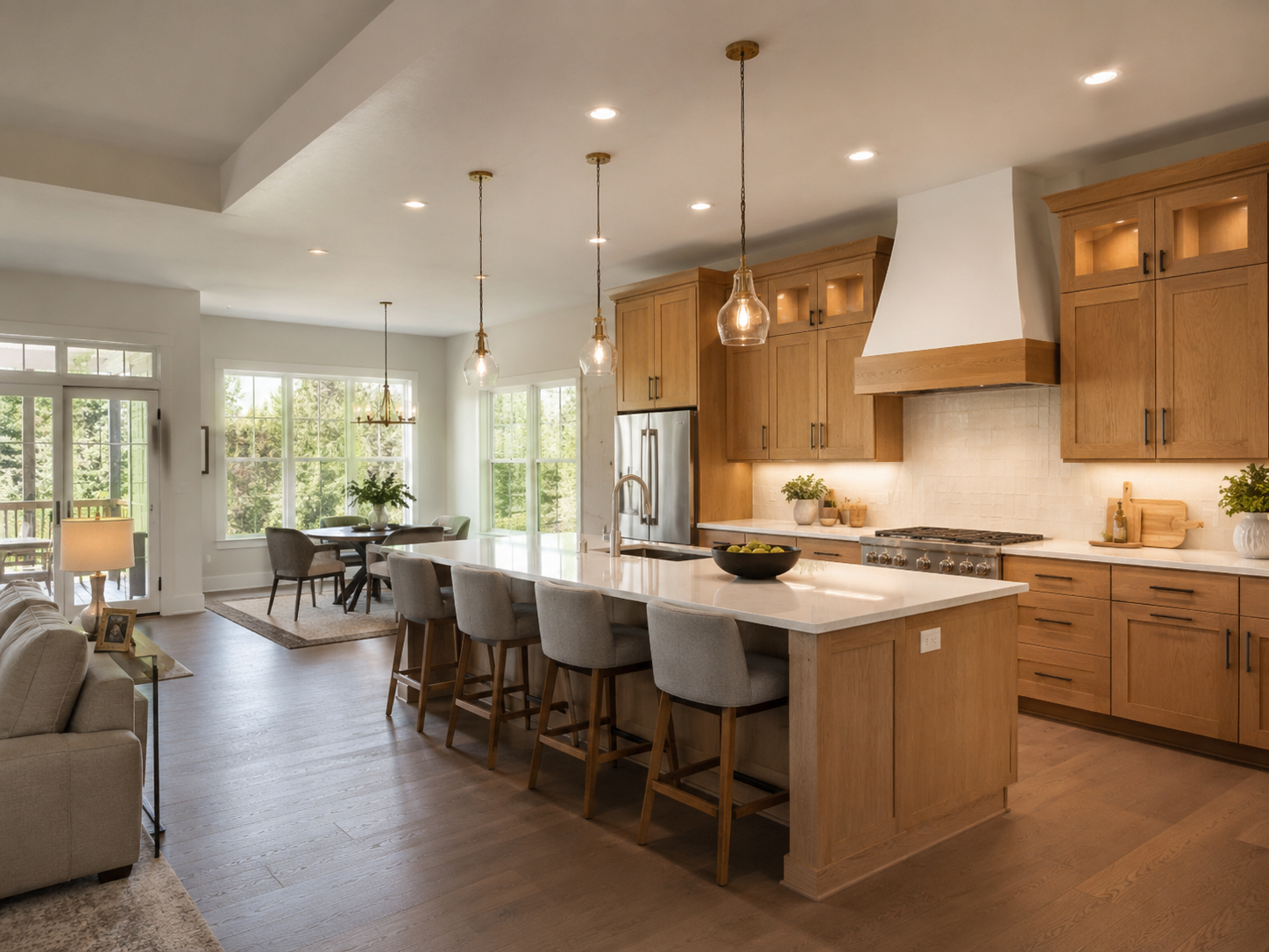 Kitchen remodel in an Ashburn Virginia home in Broadlands
