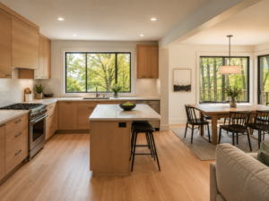 Kitchen remodel inside a Reston Virginia home near Lake Anne