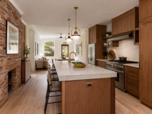 Kitchen remodel inside a Washington DC rowhouse in Capitol Hill