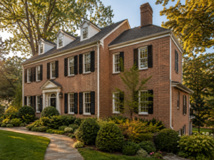 Second story home addition on a Chevy Chase Maryland Colonial home