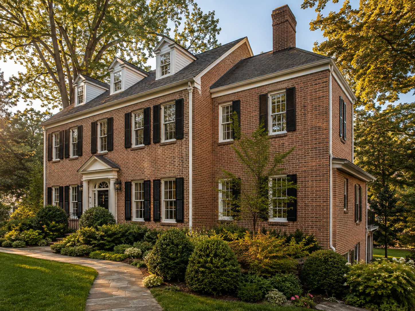 Second story home addition on a Chevy Chase Maryland Colonial home