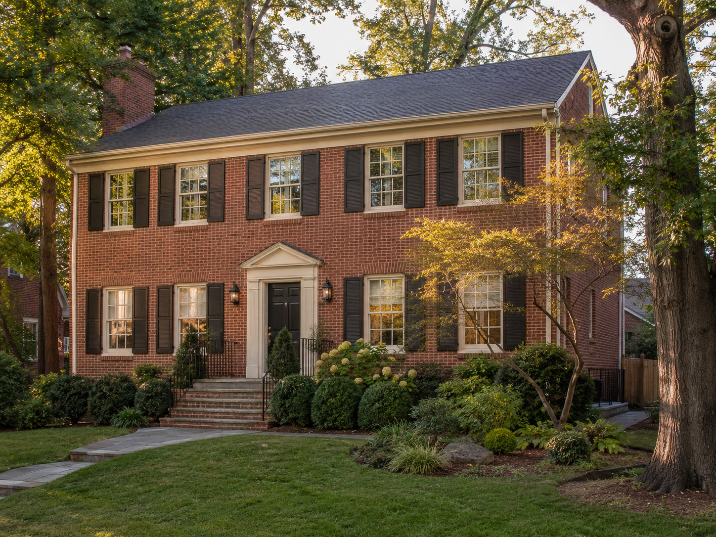 Second story home addition on a Bethesda Maryland Colonial home