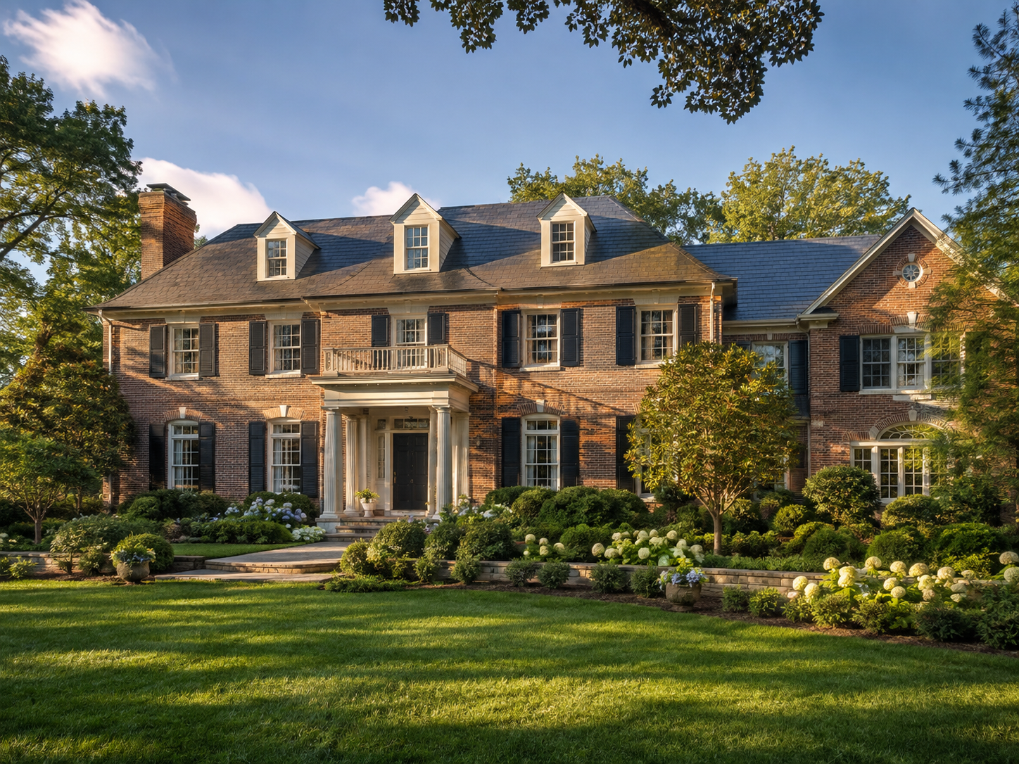 Second story home addition on a Potomac Maryland estate home