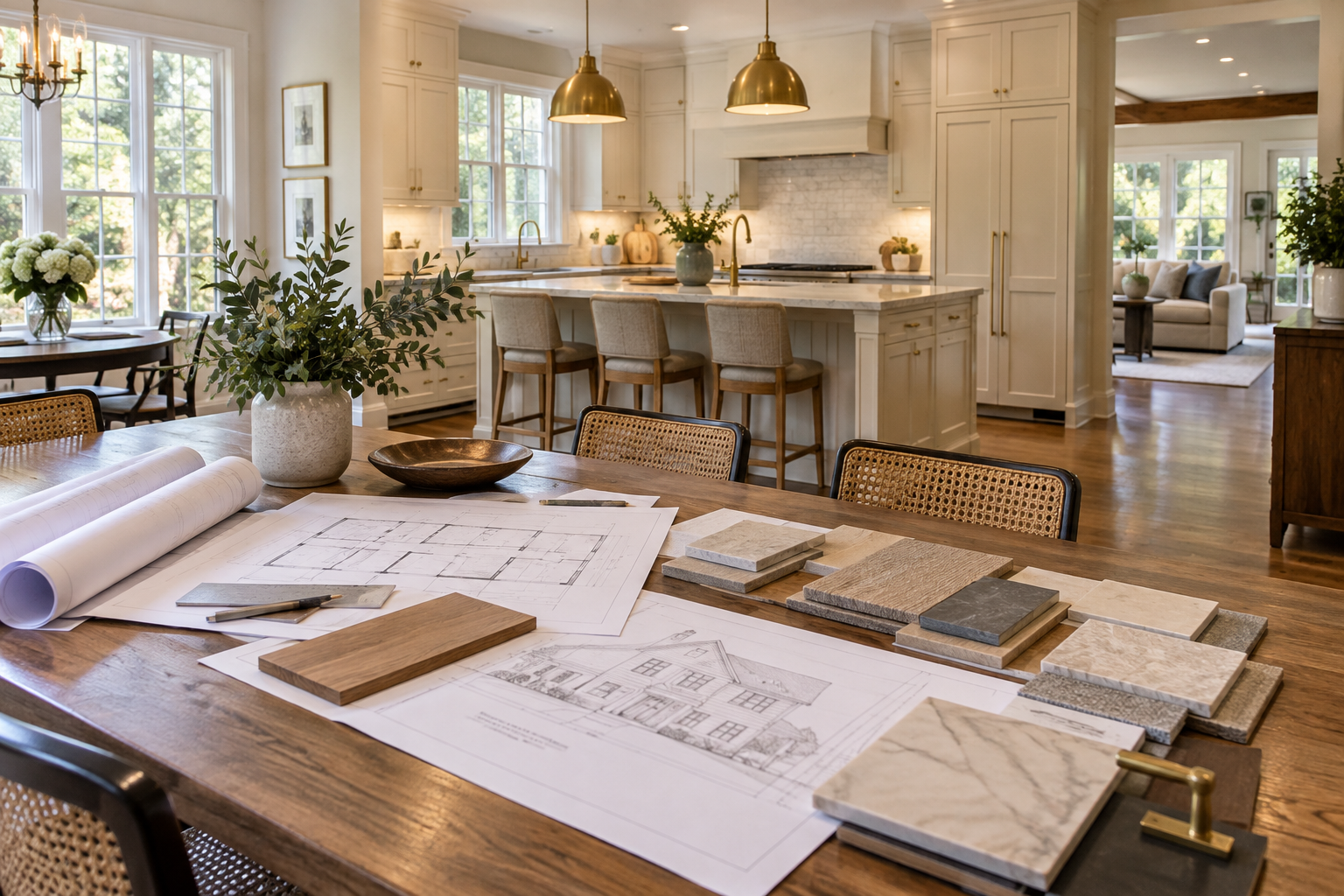 Design-build architecture consultation for a Bethesda, Maryland home renovation