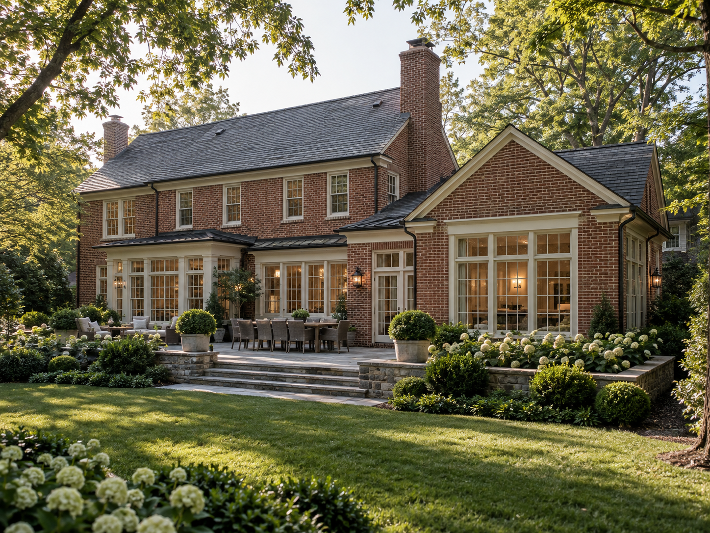 Home addition on a 1950s Colonial in McLean, Virginia