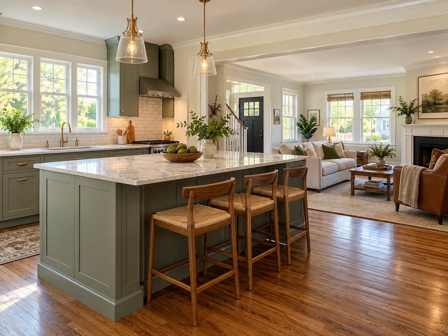 General contractor renovation project in a Reston, Virginia home