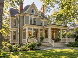 Home addition on a historic house in Garrett Park, Maryland
